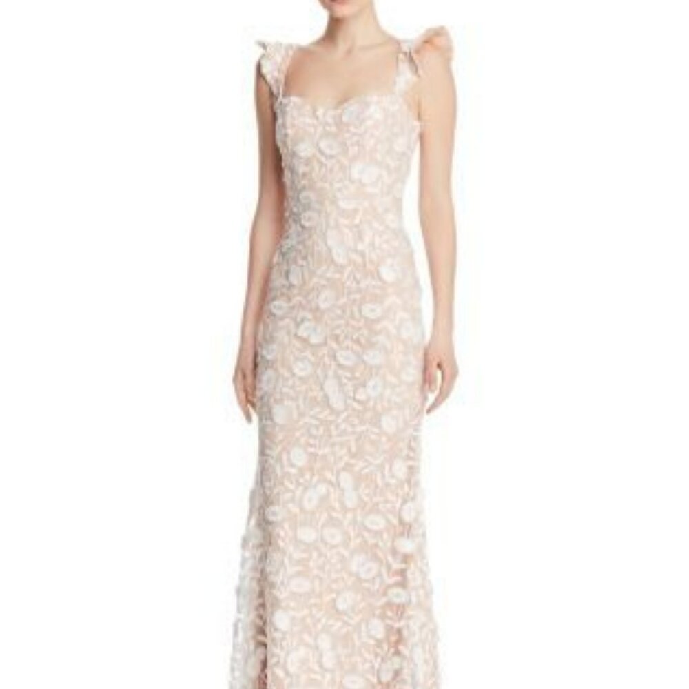 NWT Jarlo Tootsie Embellished Gown - 100% Exclusive From Bloomindale's.  SZ 8/M